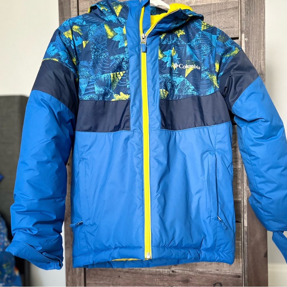 Columbia Blue and Yellow Jacket